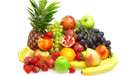 Nutricin en base a colores de frutas y verduras
